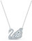 Swarovski Swan Halskette, Schwan, Weiss, Rhodiniert
