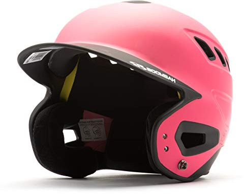 Boombah DEFCON Batting Helmet Pink/Black - Size Junior 6 1/4 - 7