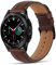 Tasikar 22mm Armband Kompatibel mit Samsung Galaxy Watch 3 45mm/Galaxy 46mm Armband, Premium Echte Leder Ersatzarmband für Huawei Watch GT 3 /GT 2 /Gear S3, 22mm, Dunkelbraun