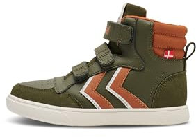 HUMMEL Stadil Pro Jr Sneaker, Olive Night, 29 EU