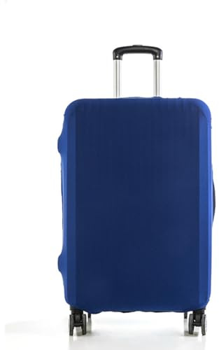 Cazqgoy Bagageskydd för kofferter, elastisk tvättbar stretch kofferskydd, bagageskydd, Blå, XL