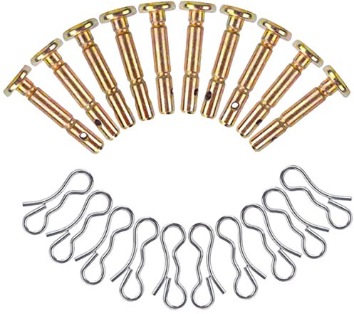MERRYHAPY Chaveta para Quitanieves Pieza De Repuesto Juego De Pasadores De Seguridad Resistente Cortadora De Nieve 738-04124a/714-04040