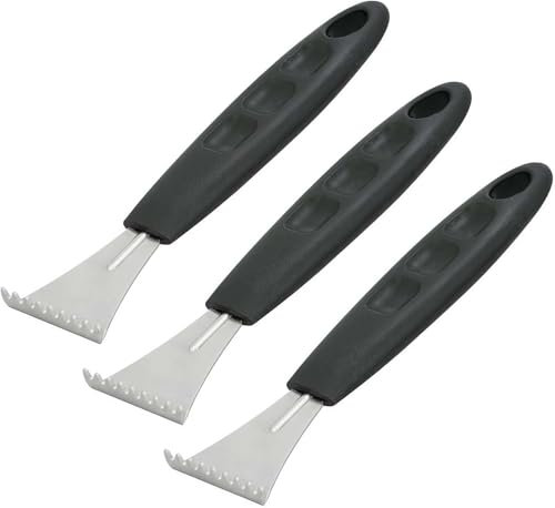 Edelstahl-Fischschuppenentferner, scharf, langlebig, tragbar, für Küche, Fischentschuppe, Fisch für Koch und Hobbyköche, Fischreinigungswerkzeuge (3)