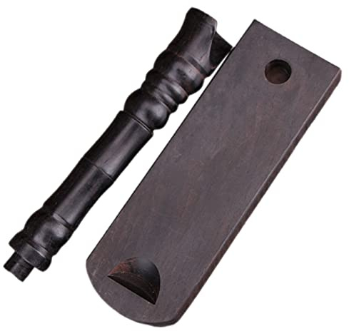 Zerodeko Espositore Per Flauti in Legno Supporto Per Collezione Di Flauti Contenitore Per Porta Portaoggetti Da Scrivania