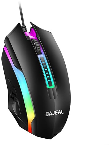 DAZZLEEX BajealD12 Souris optique filaire USB pour jeux et bureaux