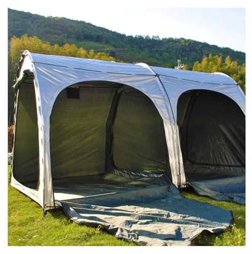 Fxiaobin Box Biciclette può Essere Giuntato Garage Moto per Esterno con Tessuto Oxford 210D PU4000 Impermeabile Casette da Giardino Tettoia per Auto da Esterno,Silver