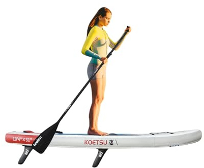 Ciounmb Tabla de paddleboard SUP Paddle Bomba Mochila Aleta hinchable Paddleboard 315 cm Windsurf Playa Familia Juego Completo con Bomba Mochila Remo y 2 Aletas