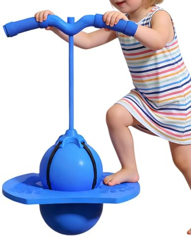 Balón de equilibrio para niños – Asiento de salto antideslizante y ajustable en altura con asa, tabla de saltar – para guardería, educación física, escuela y infantiles