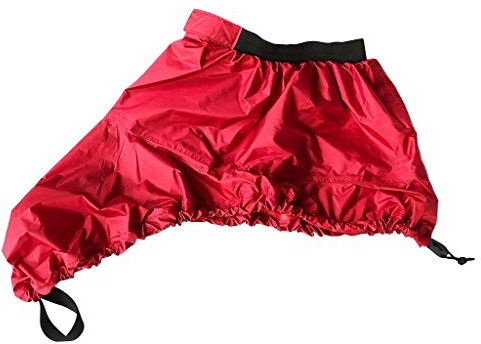 SGerste Universal verstellbar Kajak Cockpit Spray Rock Deck Cover – S – XL – Rot, M