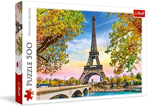 Trefl 916 37330 Romantisches EA 500 Teile, Premium Quality, für Erwachsene und Kinder ab 10 Jahren 500pcs Romantic Paris, Coloured