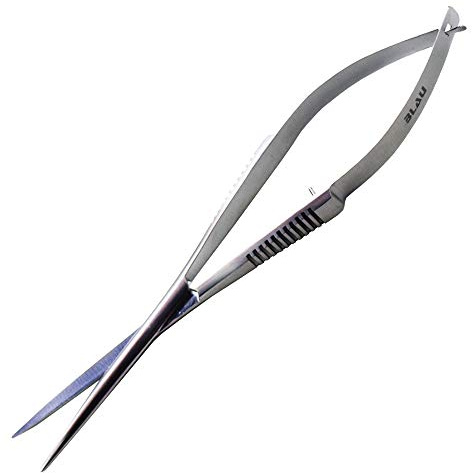 BLAU aquaristic BA-7790049 Nano Spring Shears Stainless Steel Straight
