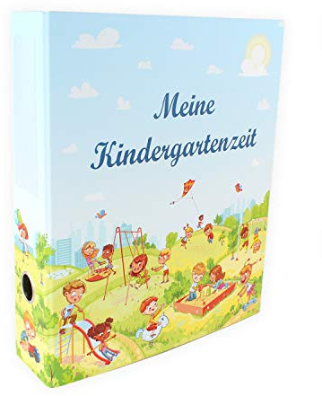 Kindergarten Portfolio Ordner Meine Kindergartenzeit Sammelordner Mappe Kita Krippe