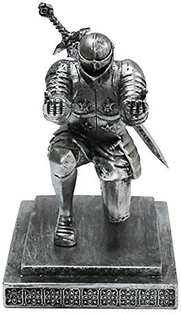 AMJUDOT Knight Pen Holder Magnetic Cool Desk Accessories and Organizers Executive Soldier Knight Pen Holder Nice Christmas Gift for Boyfriend Husband Dad Son