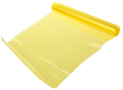 CALLARON Gelbe Nebelscheinwerfertönung Nebelscheinwerfer Tönungsfolie Auto Nebelscheinwerfer Film Autodesign Verpacken Folie Für Scheinwerfer Scheinwerferfolie Helles Licht Aufkleber