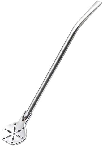 Paglia di Yerba Mate, Cucchiaio di paglia,Filtri filtro paglia in acciaio inox - Cannucce filtranti riutilizzabili per bere, cannucce portatili a forma di per caffè, ristoranti, tè con le