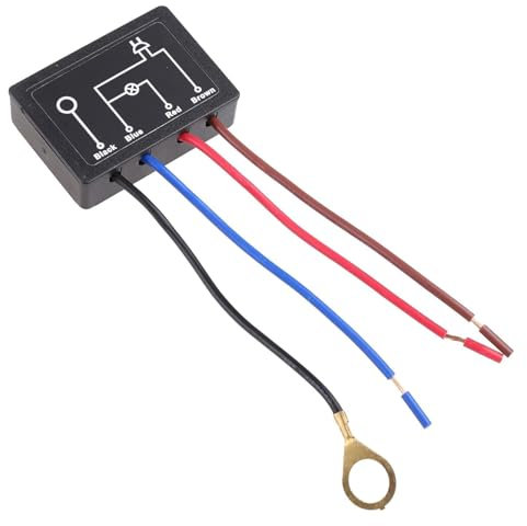 3 Way for Touch Lamp ON/Off Switch Control Module for Touch Dimmer Switch Repair Kit with 3 Levels Dimming Function Easy to in Lamp Switch Adapter On Off Electrical Switches and Dimmers
