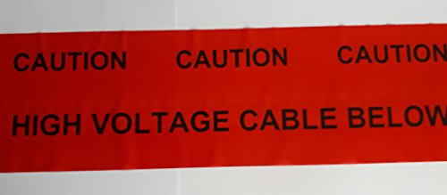 Nastro di avvertimento del cavo ad alta tensione - lunghezza del taglio su ordinazione di 2