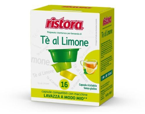 128 Capsule Bevanda Solubili TE LIMONE RISTORA Compatibili con A Modo Mio -
