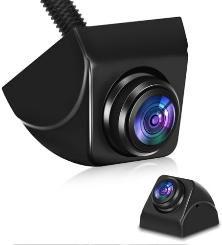 Retrocamera Telecamera Auto AHD, Telecamera Posteriore HD Colori per Visione Notturna Impermeabile, Hodozzy Retrocamera Auto RCA Grandangolo Universale Ampio Angolo,12V Retrocamera per Camion Camper