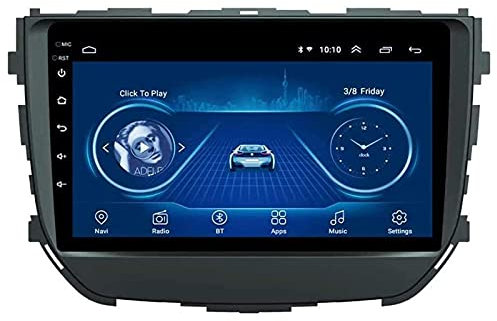 Generico Altoparlante di Navigazione Bluetooth da 9 per Suzuki Brezza 2016-2018, Stereo multimediale per Auto Android 10, GPS, Radio FM, 8 Core, Sistema Video Automatico WiFi da 1+16 GB