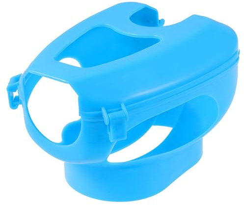 VALICLUD Supporto Fisso per Piccioni in Plastica Blu per Iniezioni e Somministrazione Medicine Telaio per Uccelli Fissaggio Stabile Accessorio per Allevamento e Cura Piccioni