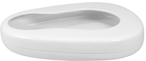 SMASOLO Padella Smaltata per Pazienti Allettati e Anziani Vaso da Notte Design Antileak Resistente Padella da Letto Comoda per Uso Infermieristico Notturno