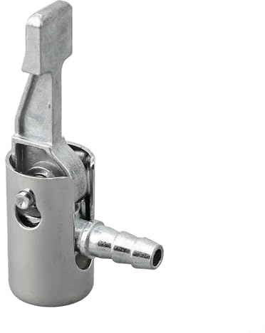 Testa di ricambio per pompa ad aria per biciclette compatibile con pneumatici con valvola da 6 mm realizzata in lega di alluminio leggera