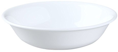Corelle Livingware 10-Ounce Dessert Bowl, Winter Frost White, Set of 4