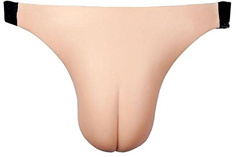 Latex-Fake-Vagina-T-String-TD-Crossdresser-DRAGQUEEN (Nude) One Size