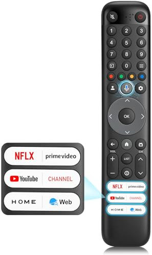 Universale-Telecomando-per-TCL-Smart-TV, Télécommande vocale pour TCL Google/Android TV
