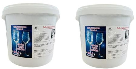 2x 5 kg Spülmaschinen Pulver 4 € / kg Geschirr Reiniger Geschirrspülpulver Granulat 12in1