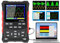 WGFOIP 1PCS Handheld Oscilloscope,2 Channels 120MHz Bandwidth S Sampling Rate 2.4in Screen Oscilloscope with 1‑10X Probe for Appliance Inspection and Product Development