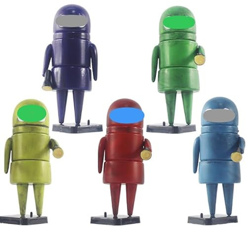 JhavexToy 5 Stück Mailbox Man Figuren Set Bunte Spielzeugfiguren Actionfiguren Sammelspielzeug für Kinder Erwachsene Gamer und Sammler Lustiges Mailbox Man Figuren für Weihnachten Geburtstag Geschenk