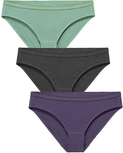 Woolly 95% Merino Wool Women's Bikini Panties for Travel & Everyday - M