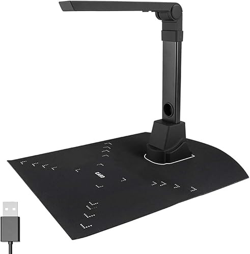 Visualiser för undervisning Skanner Dokumentkamera USB 10MP HD A3 & A4 Stor formatskannrar för bärbara datorer PC PORTABLE DOC CAM FOTO Online -träning med OCR, SCAN SNAP, flera sidor Auto S