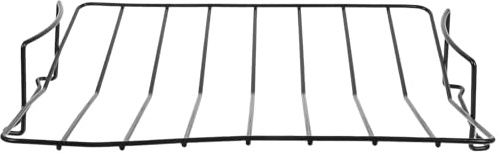 SOIMISS Portable Stainless Steel Bbq Rib and Chicken Rack with Boat-shaped Design for Outdoor Grilling Smoking and Resting Rack for Meat Foldable Barbecue Sausage Holder