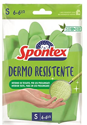 Guantes Dermo Style Latex Talla Pequeña (6-6 1/2)