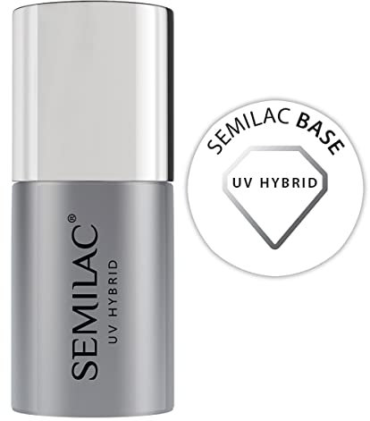 Semilac Base para Esmalte de Uñas | 11ml | Fortalecimiento de la capa base LED UV Soak Off Gel para la protección de las uñas | Perfecto para manicuras y pedicuras caseras y profesionales