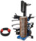 Scheppach Compact 15T Holzspalter stehend | 15 Tonnen Spaltkraft 400V 3500W | Meterholz bis 1070mm / max. Ø 400mm | schwenkbarer Tisch | Hartholz & Weichholz - mit Fahrvorrichtung + 10m 400V Kabel