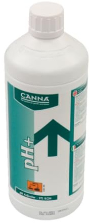 GROWMANIA Fertilizante PH +5% de Canna 1 L | Fertilizante Regulador de PH para Plantas y Cultivos Fase de Floración
