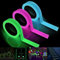WHC 3 Pezzi 5m x 1cm Nastro Luminoso Adesivo Impermeabile Nastro Fluorescente Adesivo, Nastro Adesivo Luminescente Fosforescente Glow in The Dark Tape per Scale, Pareti, Gradini e Cartello di Uscita