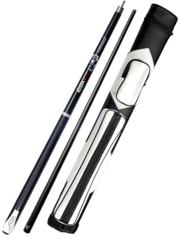 forestalk 2- pièces Snooker Billard Pool Cue Professional 1/2 Snooker Billard Pool Cue Mandmade Billard Billard Stick Snooker Cue Cue Set de 19-20 oz 58 Pouces