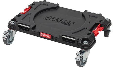 Toolbrothers Rhino L mobil transportvagn ECO rullbräda 506 x 325 x 140 mm med 4 styrhjul och 2 bromsar