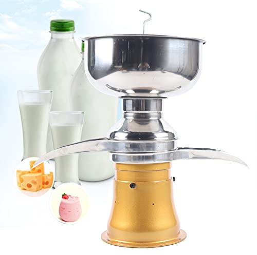 5 l elektrisk mjölkseparator, 220 V elektrisk mjölkkrämseparator mjölkcentrifug helmjölkseparator avfettning mjölkseparator för komjölk, getmjölk