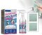 2PCS Limpiador de manchas de 2 piezas, limpiador de ducha con esponja, Serum, potente spray descalcificador de baño, spray limpiador de espuma de baño, limpiador de burbujas multiusos
