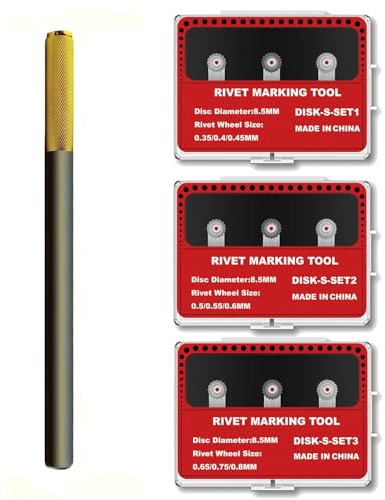 HUBEST 3 set modell nitmaskin verktyg med handtag för modell hobby hantverk byggtillbehör verktyg (set S123)