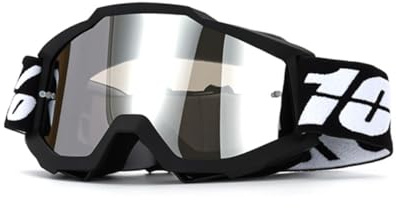 OLYSPM Occhiali Motocross,Maschera Motocross con Cuscino in Spugna a Doppio Strato e Lenti con Protezione UV,Occhiali Moto Anti-appannamento per Ciclismo,Sci,Arrampicata