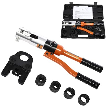 Presstång kompositrör TH, pressverktyg hydraulisk TH16, TH20, TH26, TH32 set, hydraulisk rörpressstång 10T 360° roterbart för kopparrör, rostfritt stålrör, rostfritt stålrör