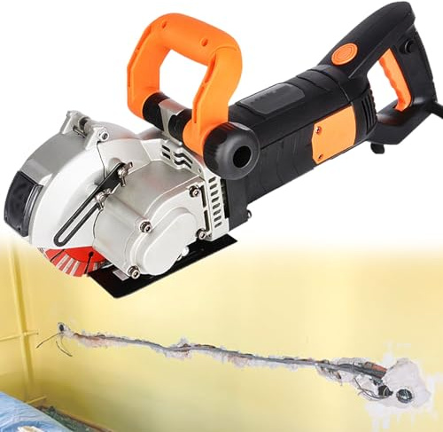 Beachtiful Macchina Scanalata, Macchina per Scanalatura di Pareti Elettriche da 4800 W, Scanalatrice per Pareti, Macchina per Scanalatura di Cemento, per Il Taglio di Cemento, Marmo, Granito