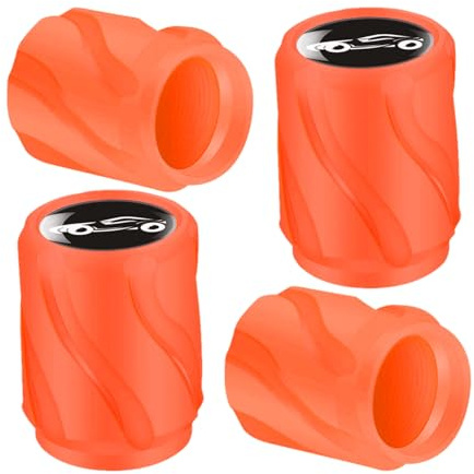 Capuchon de Valve Lumineux - 1.3x1.7cm | Bouchons de Valve ABS Voiture Moto véhicule électrique sans Chambre à air | Accessoires pneus, vélo, Auto, Moto, EV